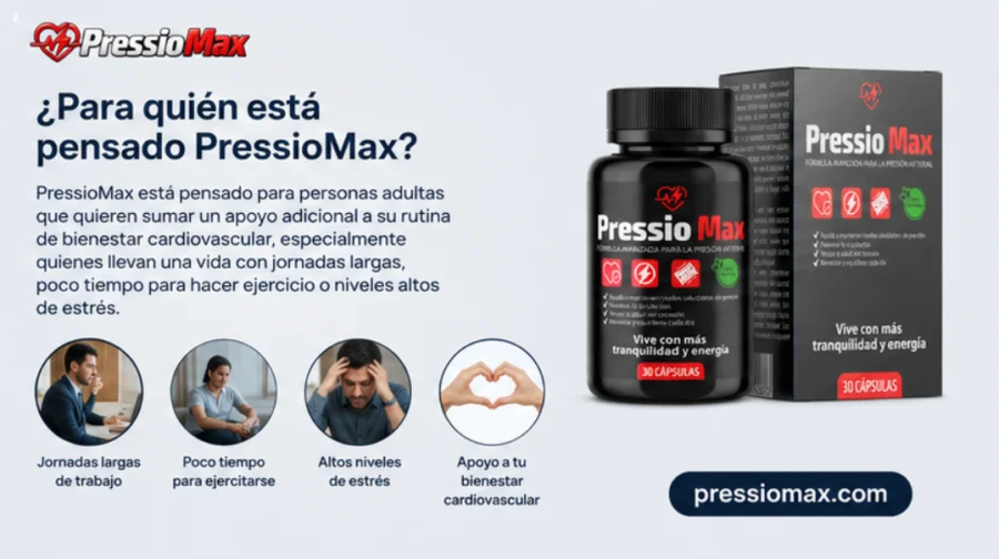 PressioMax — rutina de bienestar cardiovascular